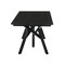 Armen Living Cortina 79" Mid-Century Modern Black Wood Dining Table with Black Legs LCCODIBL - alternate 3